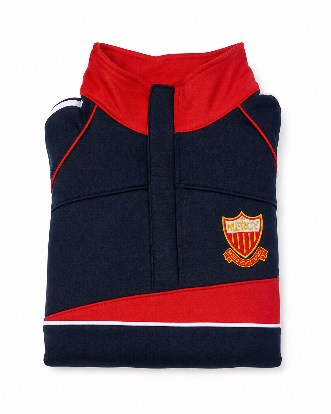 Sacred Heart - Half Zip Top